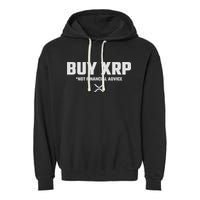 Xrp Crypto Xrp Cryptocurrency Buy Xrp Xrp Garment-Dyed Fleece Hoodie
