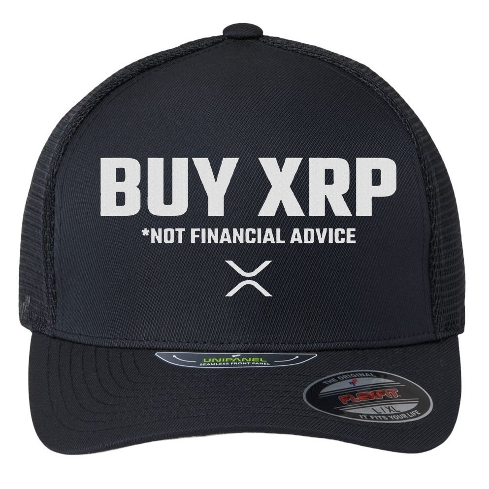 Xrp Crypto Xrp Cryptocurrency Buy Xrp Xrp Flexfit Unipanel Trucker Cap