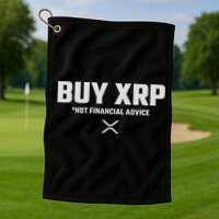 Xrp Crypto Xrp Cryptocurrency Buy Xrp Xrp Golf Towel
