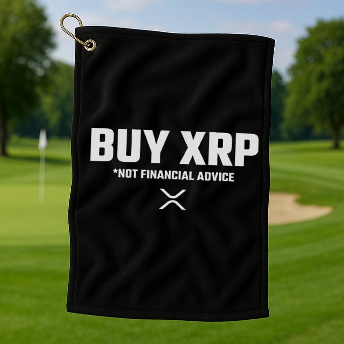Xrp Crypto Xrp Cryptocurrency Buy Xrp Xrp Golf Towel