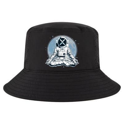 XRP Cryptocurrency Yoga Astronaut Moon Cool Comfort Performance Bucket Hat