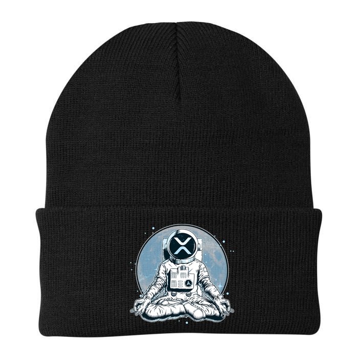 XRP Cryptocurrency Yoga Astronaut Moon Beanie