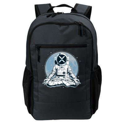 XRP Cryptocurrency Yoga Astronaut Moon Daily Commute Backpack