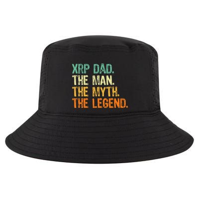 Xrp Dad Crypto Merchandise Man Myth Legend Cool Comfort Performance Bucket Hat