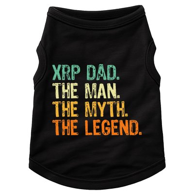 Xrp Dad Crypto Merchandise Man Myth Legend Doggie Tank