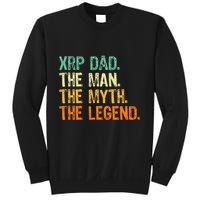 Xrp Dad Crypto Merchandise Man Myth Legend Sweatshirt