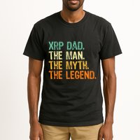 Xrp Dad Crypto Merchandise Man Myth Legend Tall T-Shirt