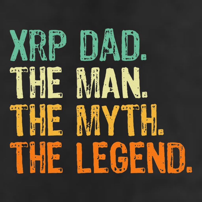 Xrp Dad Crypto Merchandise Man Myth Legend Adult Drive Performance Visor