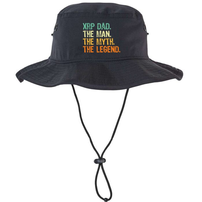 Xrp Dad Crypto Merchandise Man Myth Legend Bucket Hat