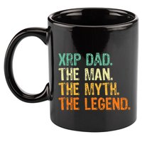 Xrp Dad Crypto Merchandise Man Myth Legend 11oz C Handle Ceramic Mug