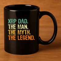 Xrp Dad Crypto Merchandise Man Myth Legend 11oz C Handle Ceramic Mug