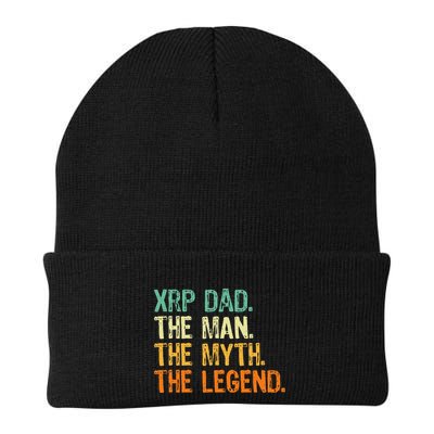 Xrp Dad Crypto Merchandise Man Myth Legend Beanie
