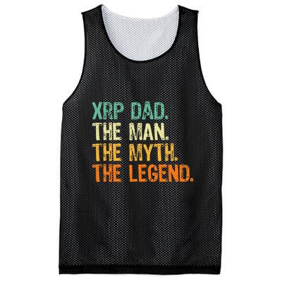 Xrp Dad Crypto Merchandise Man Myth Legend Mesh Reversible Basketball Jersey Tank