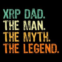 Xrp Dad Crypto Merchandise Man Myth Legend Youth Performance Sprint T-Shirt