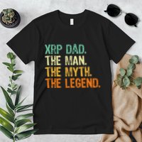 Xrp Dad Crypto Merchandise Man Myth Legend Premium T-Shirt