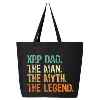 Xrp Dad Crypto Merchandise Man Myth Legend 25L Jumbo Tote