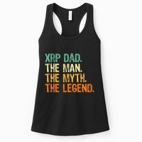 Xrp Dad Crypto Merchandise Man Myth Legend Womens Tank Top