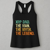 Xrp Dad Crypto Merchandise Man Myth Legend Womens Tank Top