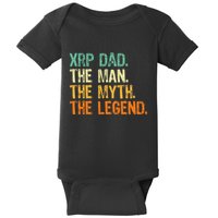 Xrp Dad Crypto Merchandise Man Myth Legend Baby Bodysuit