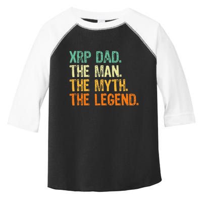 Xrp Dad Crypto Merchandise Man Myth Legend Toddler Fine Jersey T-Shirt