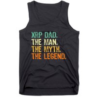 Xrp Dad Crypto Merchandise Man Myth Legend Tank Top