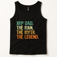Xrp Dad Crypto Merchandise Man Myth Legend Tank Top