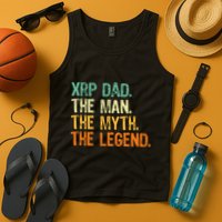 Xrp Dad Crypto Merchandise Man Myth Legend Tank Top