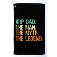 Xrp Dad Crypto Merchandise Man Myth Legend Golf Towel