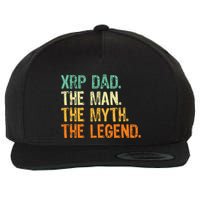 Xrp Dad Crypto Merchandise Man Myth Legend Wool Snapback Cap