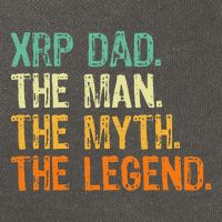 Xrp Dad Crypto Merchandise Man Myth Legend Cotton Canvas Backpack