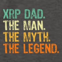 Xrp Dad Crypto Merchandise Man Myth Legend Vector Backpack