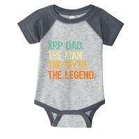 Xrp Dad Crypto Merchandise Man Myth Legend Infant Baby Jersey Bodysuit