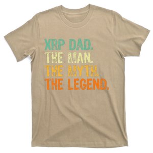 Xrp Dad Crypto Merchandise Man Myth Legend T-Shirt