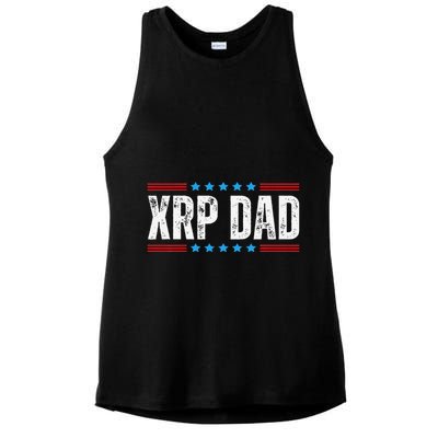 Xrp Dad Crypto Merchandise Ladies PosiCharge Tri-Blend Wicking Tank