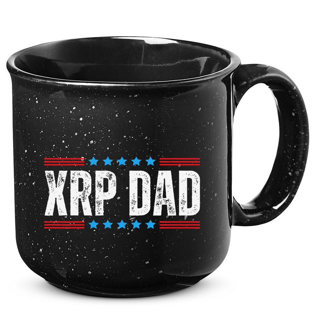 Xrp Dad Crypto Merchandise 15oz Campfire Ceramic Mug