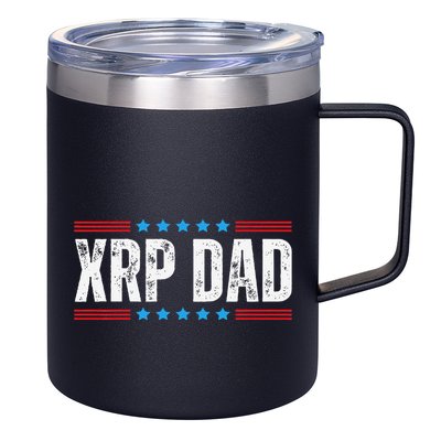 Xrp Dad Crypto Merchandise 12oz Stainless Steel Coffee Mug