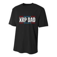 Xrp Dad Crypto Merchandise Youth Performance Sprint T-Shirt