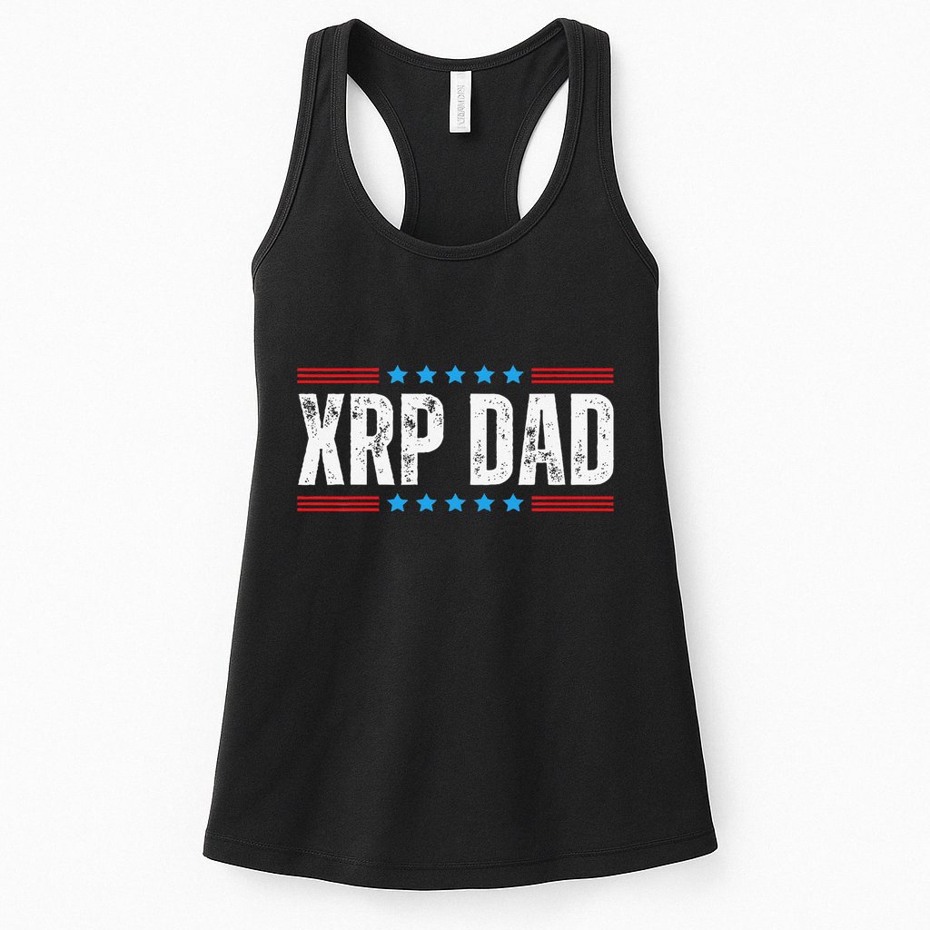 Xrp Dad Crypto Merchandise Womens Tank Top