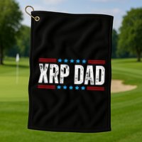 Xrp Dad Crypto Merchandise Golf Towel