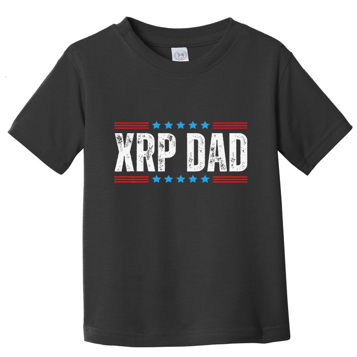 Xrp Dad Crypto Merchandise Toddler T-Shirt