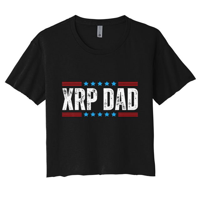 Xrp Dad Crypto Merchandise Crop Top