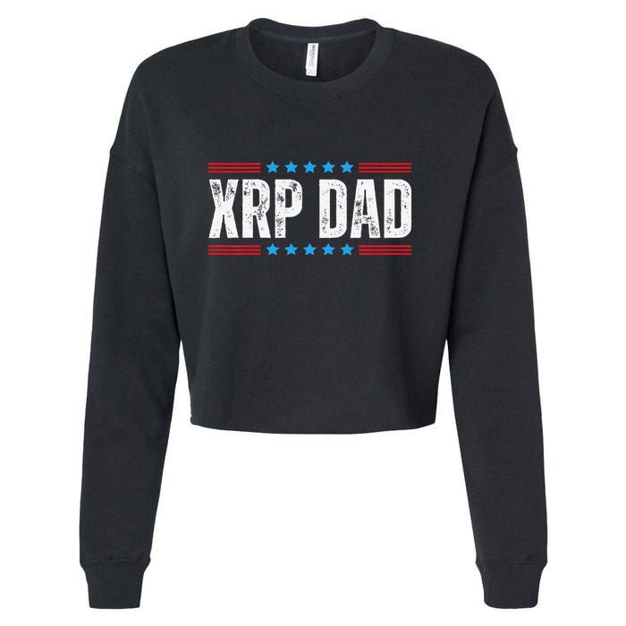 Xrp Dad Crypto Merchandise Cropped Pullover Crew