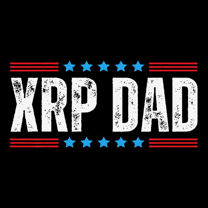 Xrp Dad Crypto Merchandise Cropped Pullover Crew