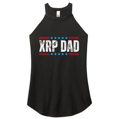 Xrp Dad Crypto Merchandise Women's Perfect Tri Rocker Tank