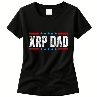Xrp Dad Crypto Merchandise Womens T-Shirt