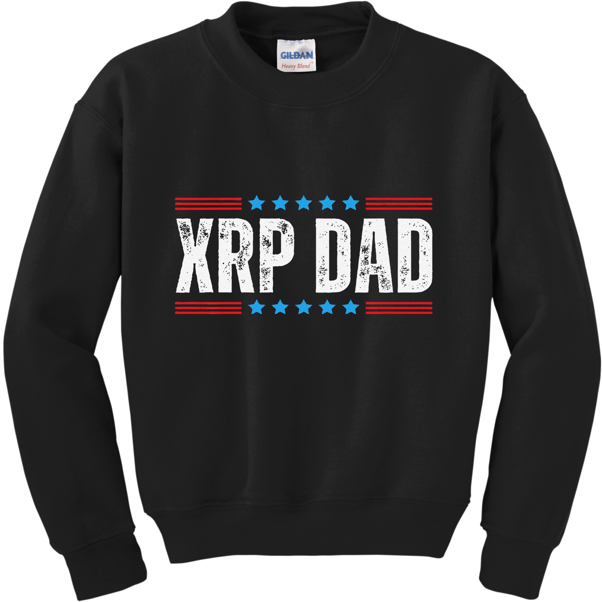 Xrp Dad Crypto Merchandise Kids Sweatshirt
