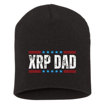 Xrp Dad Crypto Merchandise Short Acrylic Beanie