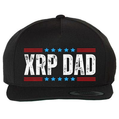Xrp Dad Crypto Merchandise Wool Snapback Cap