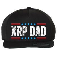 Xrp Dad Crypto Merchandise Wool Snapback Cap