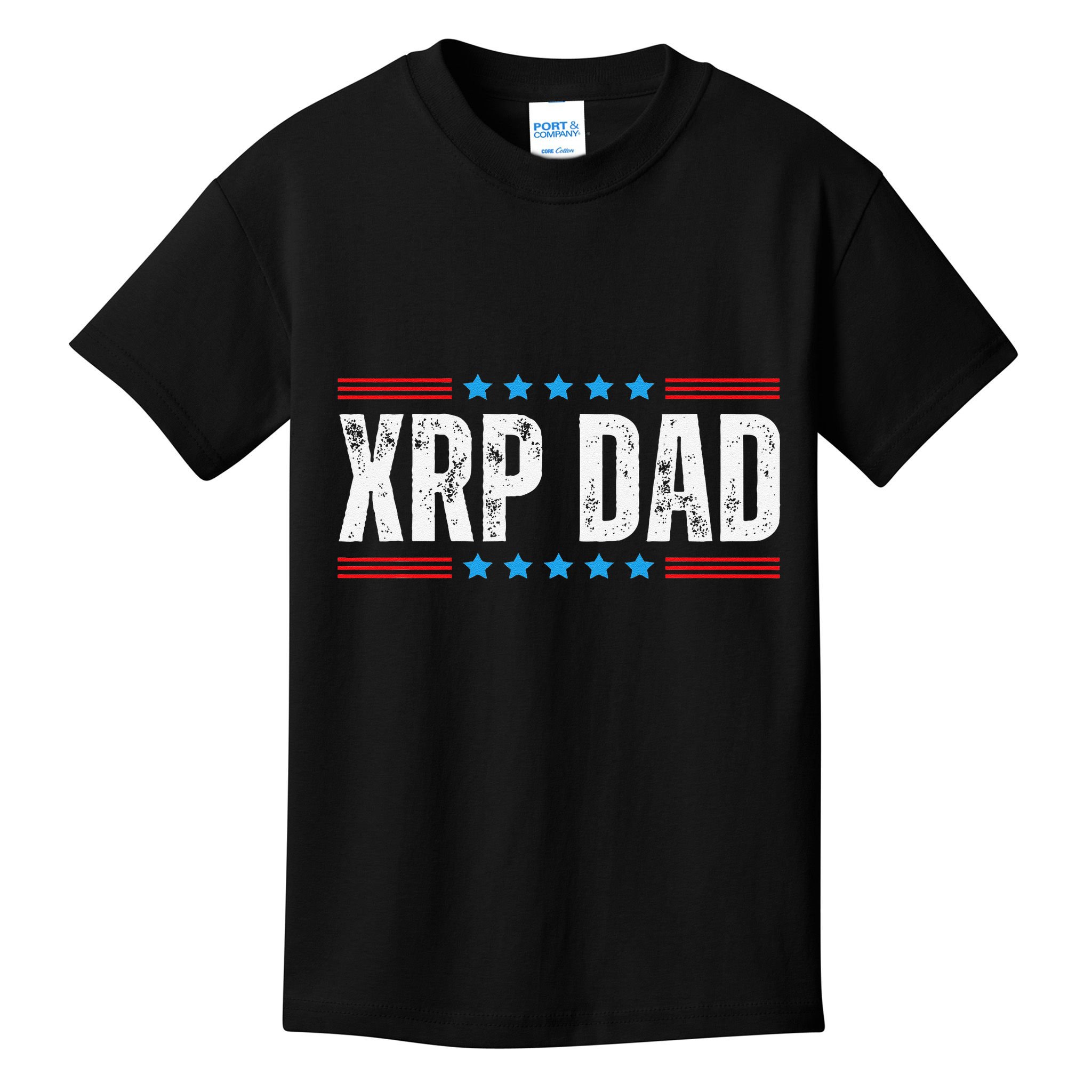 Xrp Dad Crypto Merchandise Kids T-Shirt